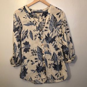 Lucky Brand Patterned Blouse